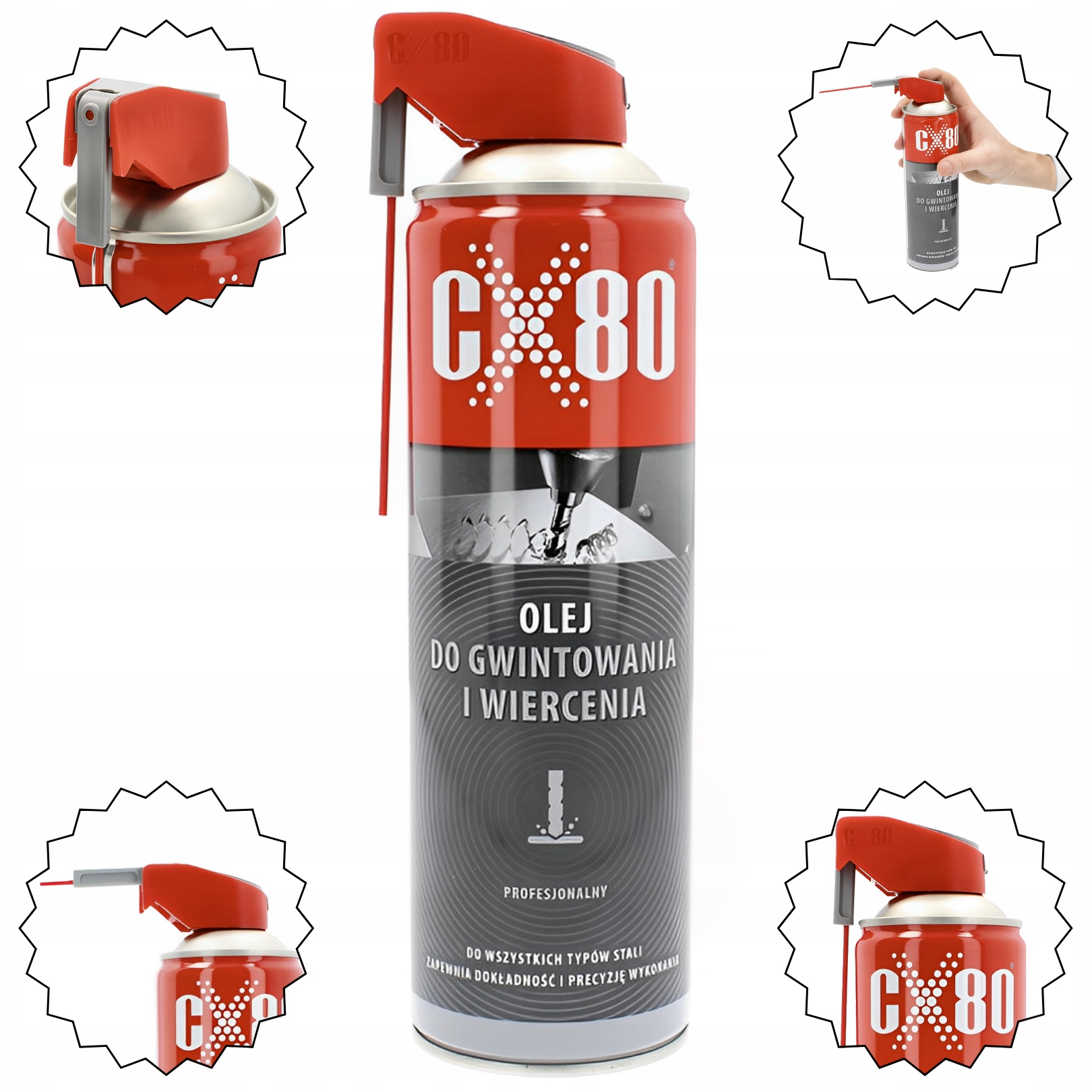 Olej Do Gwintowania Wiercenia Nawiercania Obróbki Metali Duospray 500ML