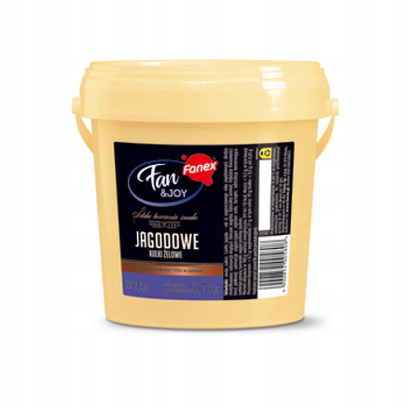 Levně Fanex Fan&Joy Borůvkové gelové kuličky 1 kg/0,7 kg