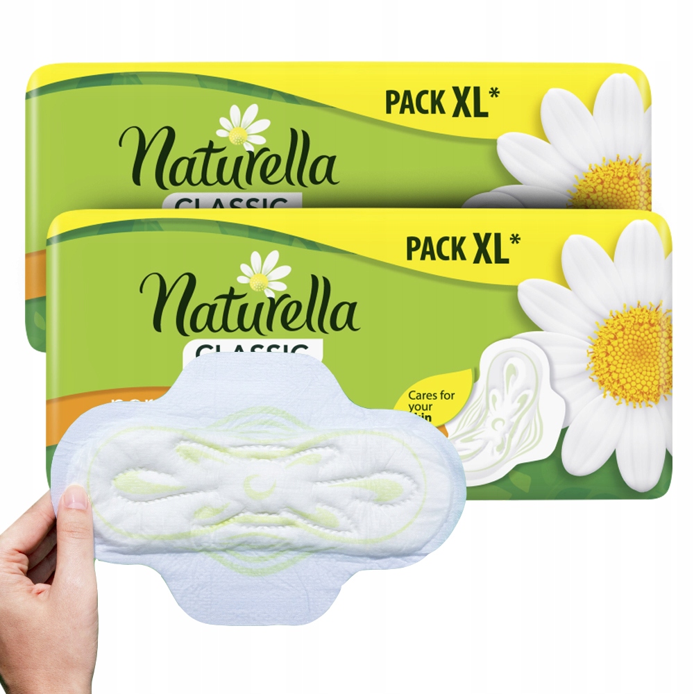 2X Naturella Classic Normal Podpaski Ze Skrzydełkami 18SZT 36SZTUK