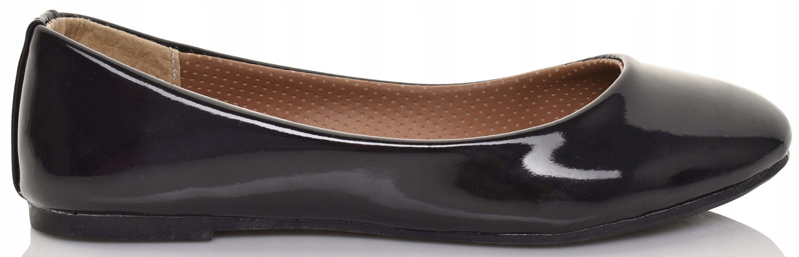 

Damskie Baleriny Baletki Eleganckie Lakierowane