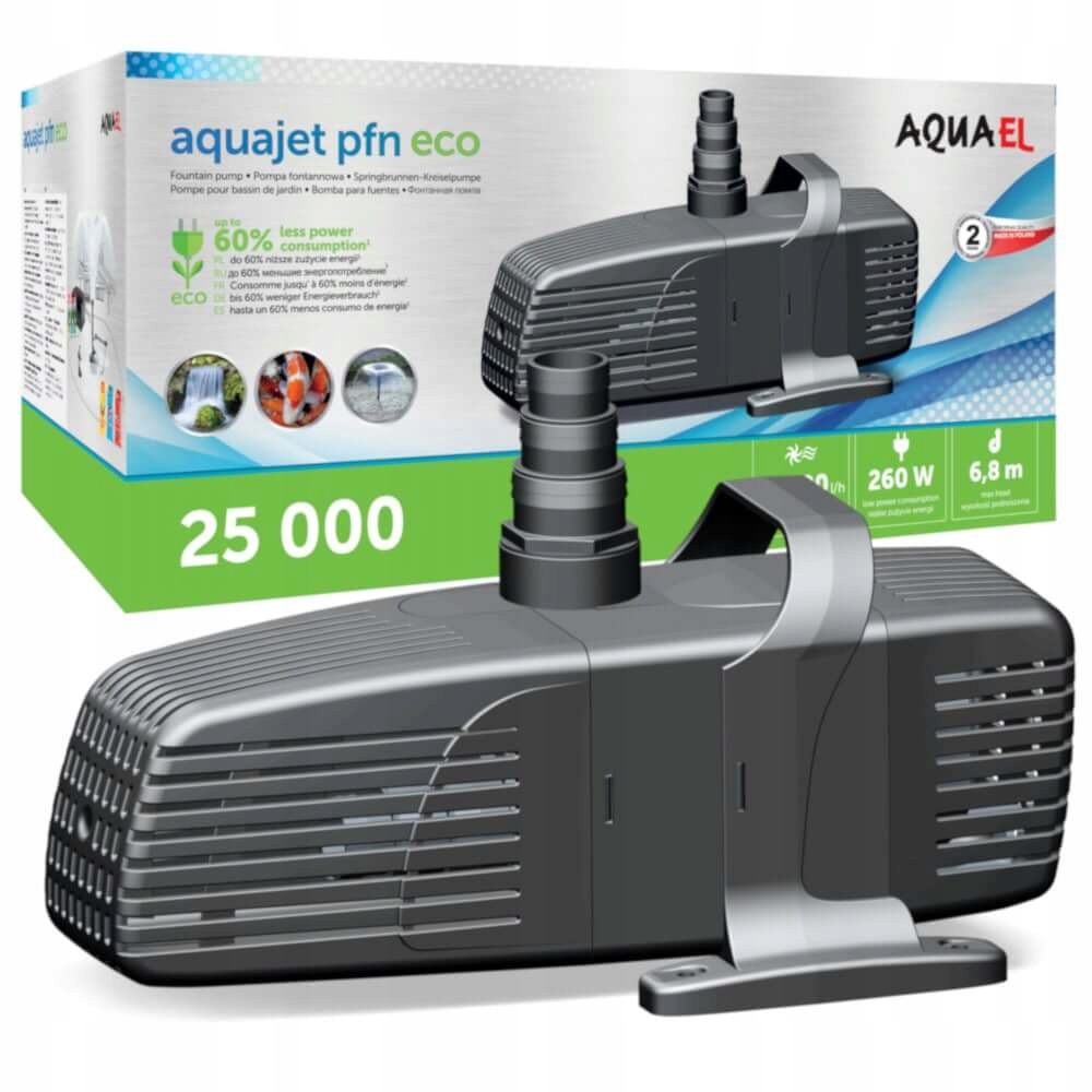Aquael PFN-25000 Eco Pompa do oczka wodnego