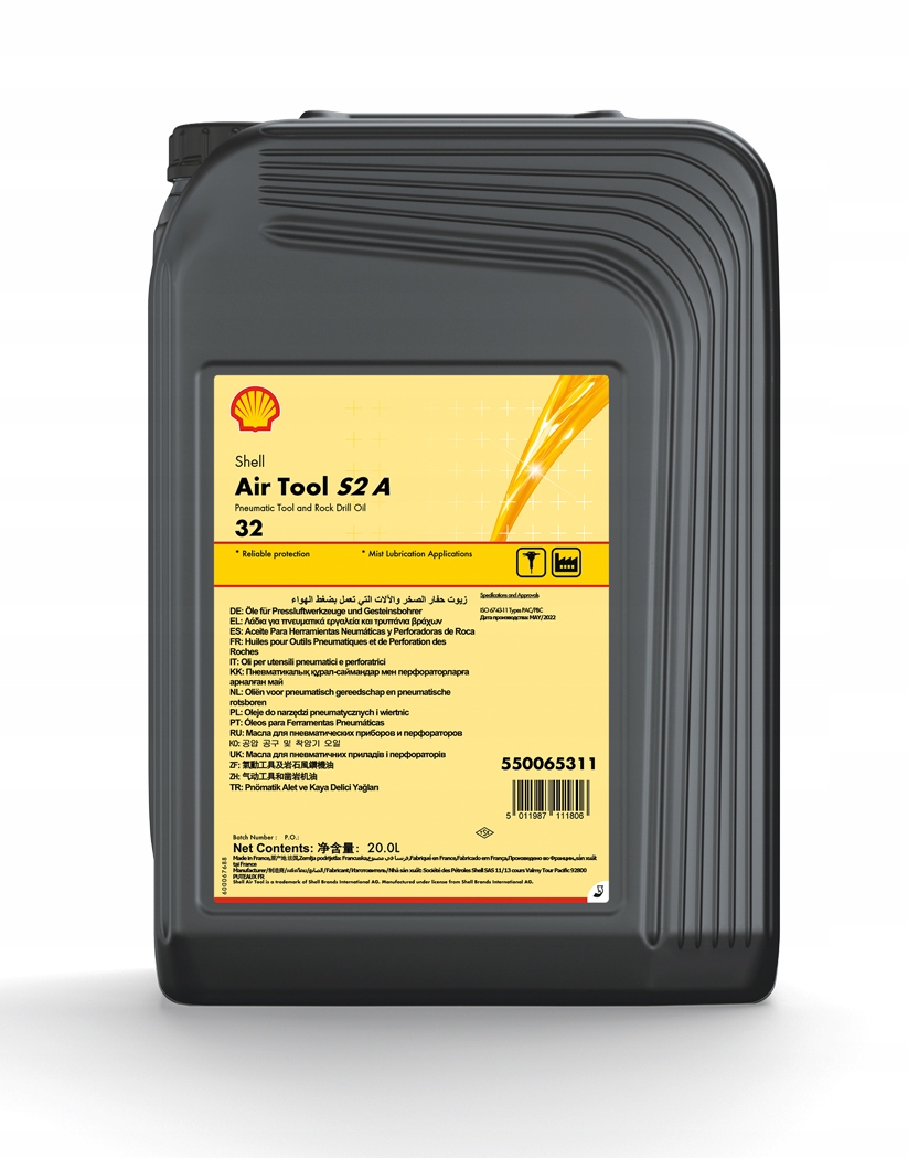Shell Air Tool Oil S2 A 32 20L