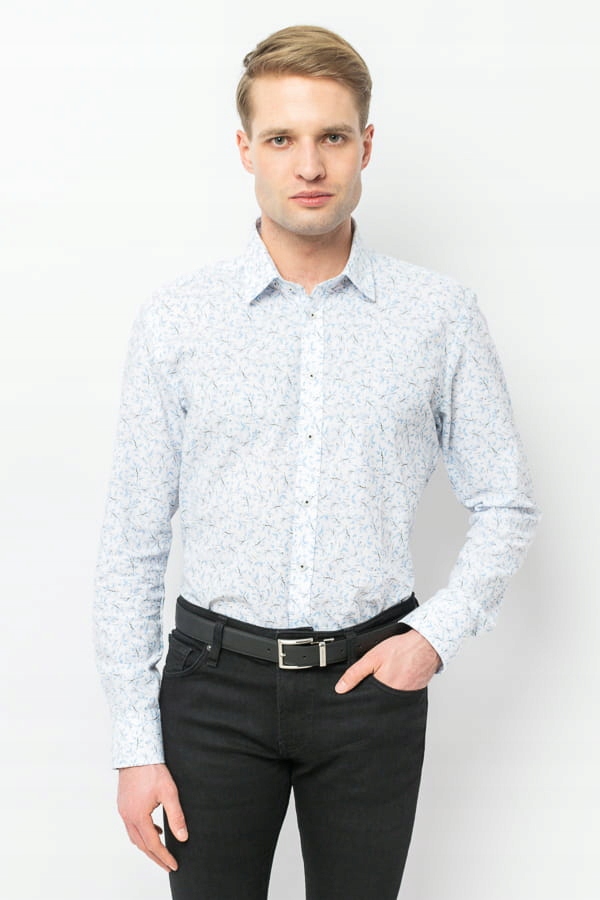 Pánská Košile DI Selentino S Lístečky Maui Slim Košile: 40