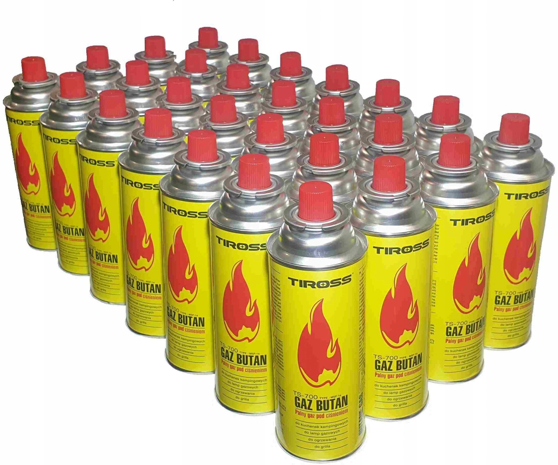 Sada 28 Kusů Plynových Kartuší pro sporák Gaz V Plechovce s kartuší