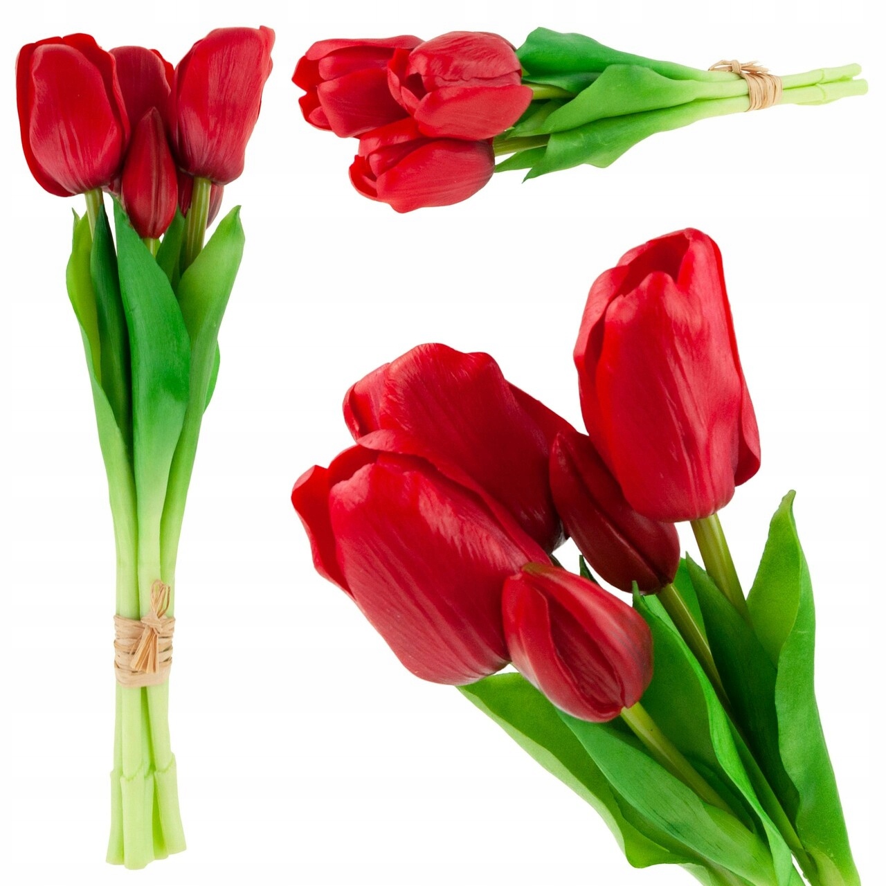 

Tulipany Tulipan Bukiet Gumowane silikonowe 5SZT