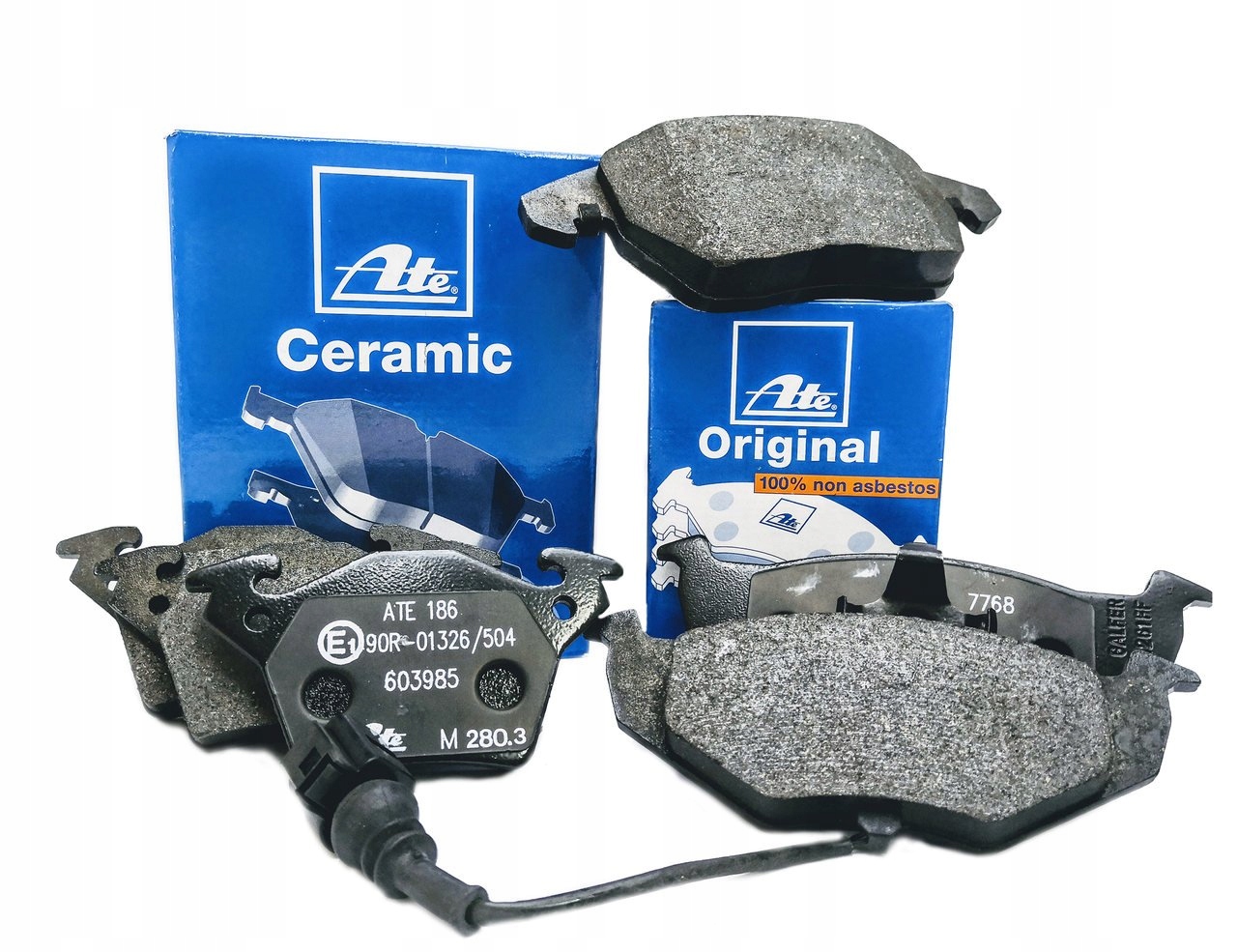 ATE 13.0460-7193.2 комплект тормозных колодок, ham