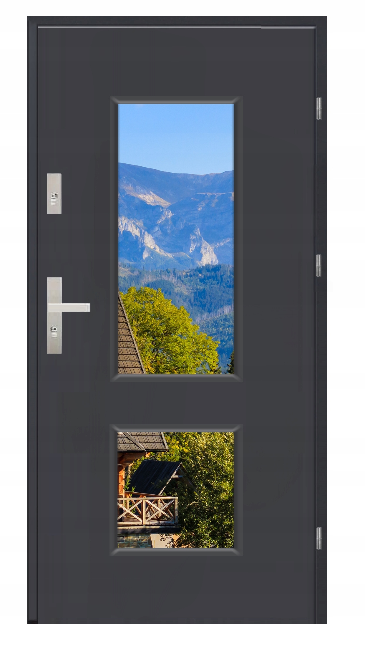 POLSKIE DRZWI ZEWNĘTRZNE WEJŚCIOWE LIGHT STOLDREW 90