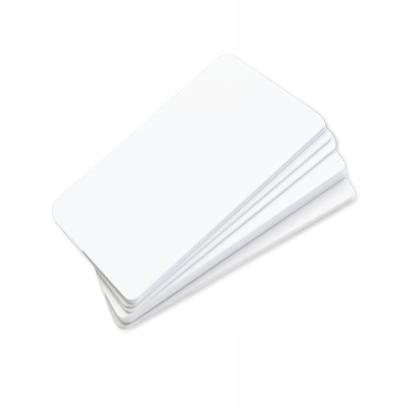 15 SZTUK ZAKODOWANYCH KART RFID 125 KHz BIAŁE ZESTAW