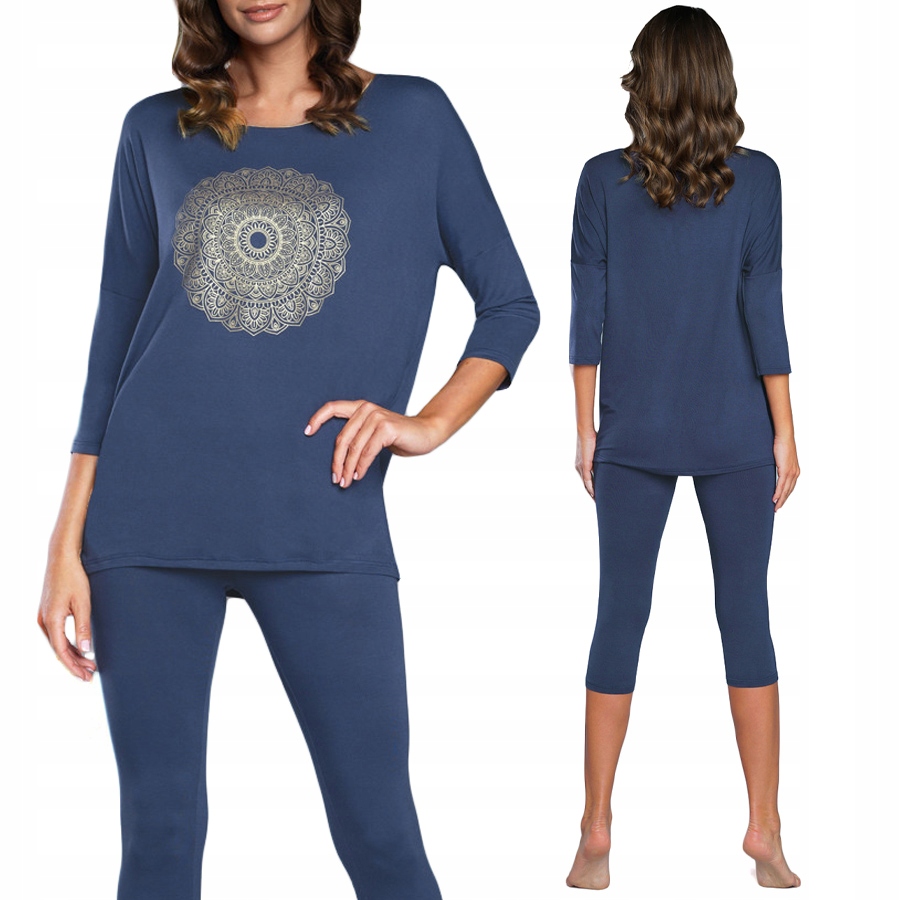 

Piżama damska Italian Fashion Mandala granat L