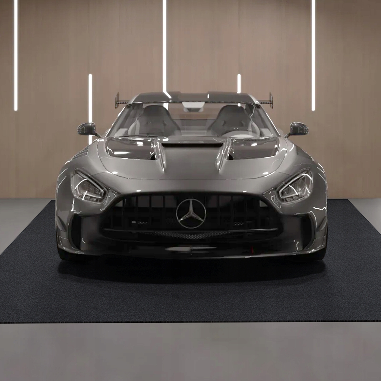 VEVOR Mata Podłogowa Do Garażu 2286x5791,2x2,4MM 26,46LB Filc I TPE