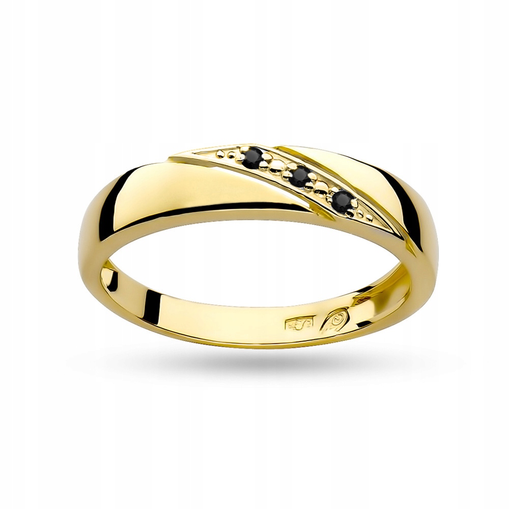 ZŁOTY PIERŚCIONEK ZARĘCZYNOWY 585 BRYLANTY 0,02ct Marka Marko