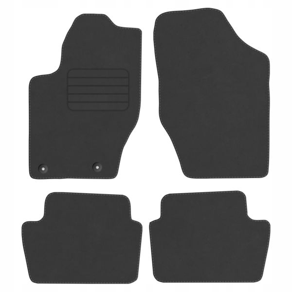 Citroen C4 I 04-10 Koberečky velur Comfort Grafit