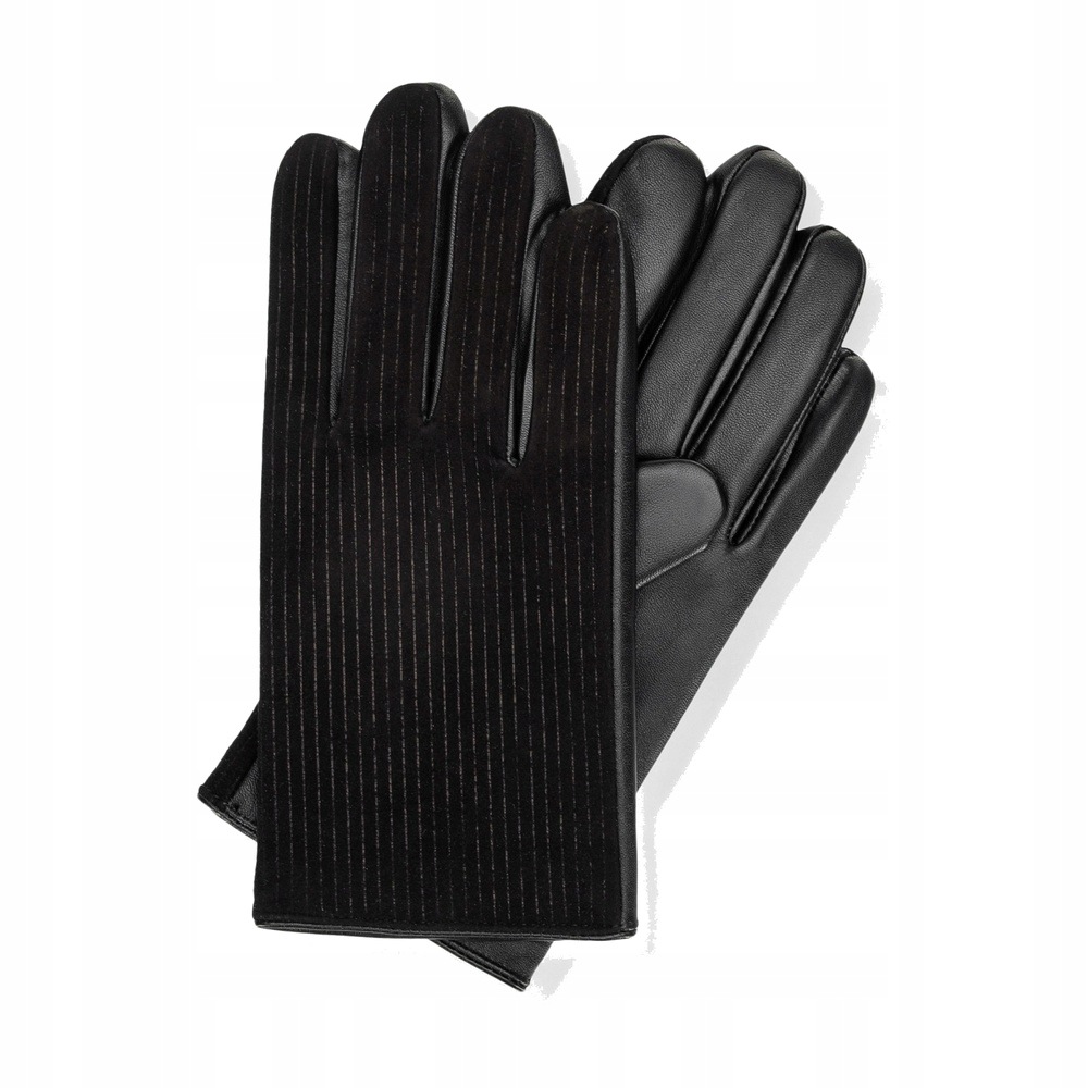 Pánské zateplené rukavice Wittchen 39-6L-039-1 M, kožené, na zimu