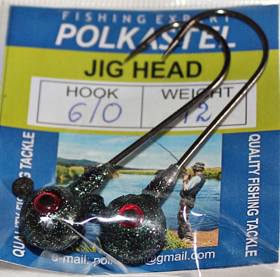 Główki Jigowe Ręcznie Malowane Hak 6/0 12gr. 012