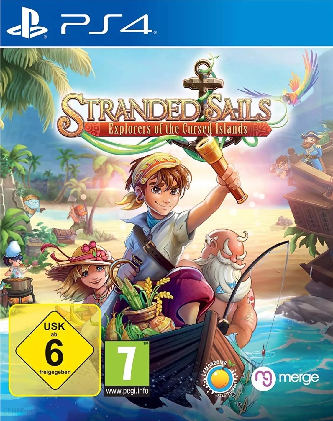 STRANDED SAILS / PS4 / NOWA / ANG Tytuł STRANDED SAILS EXPLORERS OF THE CURSED ISLANDS PS4