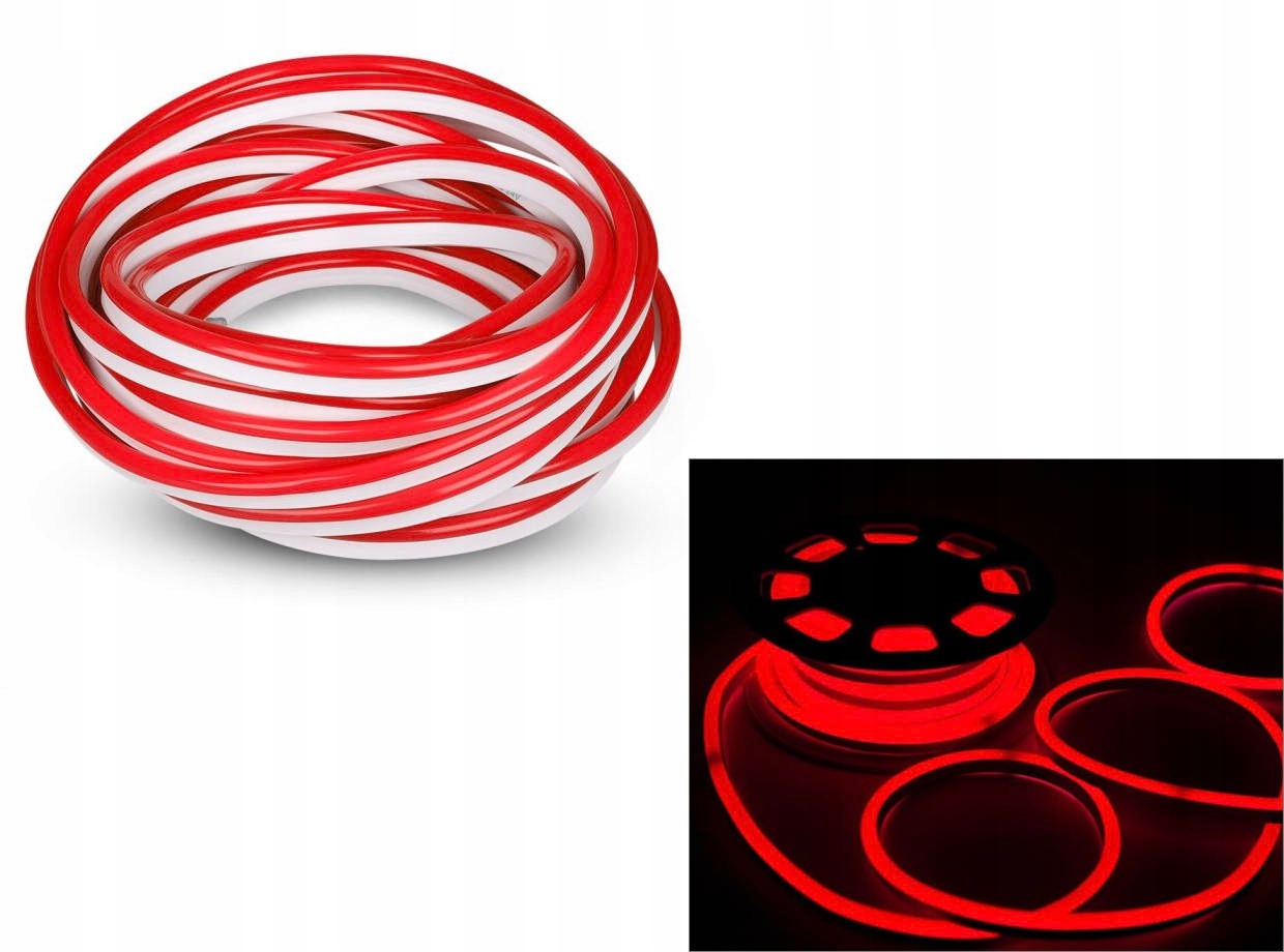 VT-2835 Neon Flex 24V Czerwony V-TAC 320lm