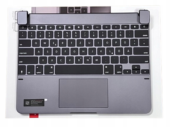 Bezprzewodowa klawiatura Qwertz z touchpadem Brydge 12.9 Pro+ Space Gray
