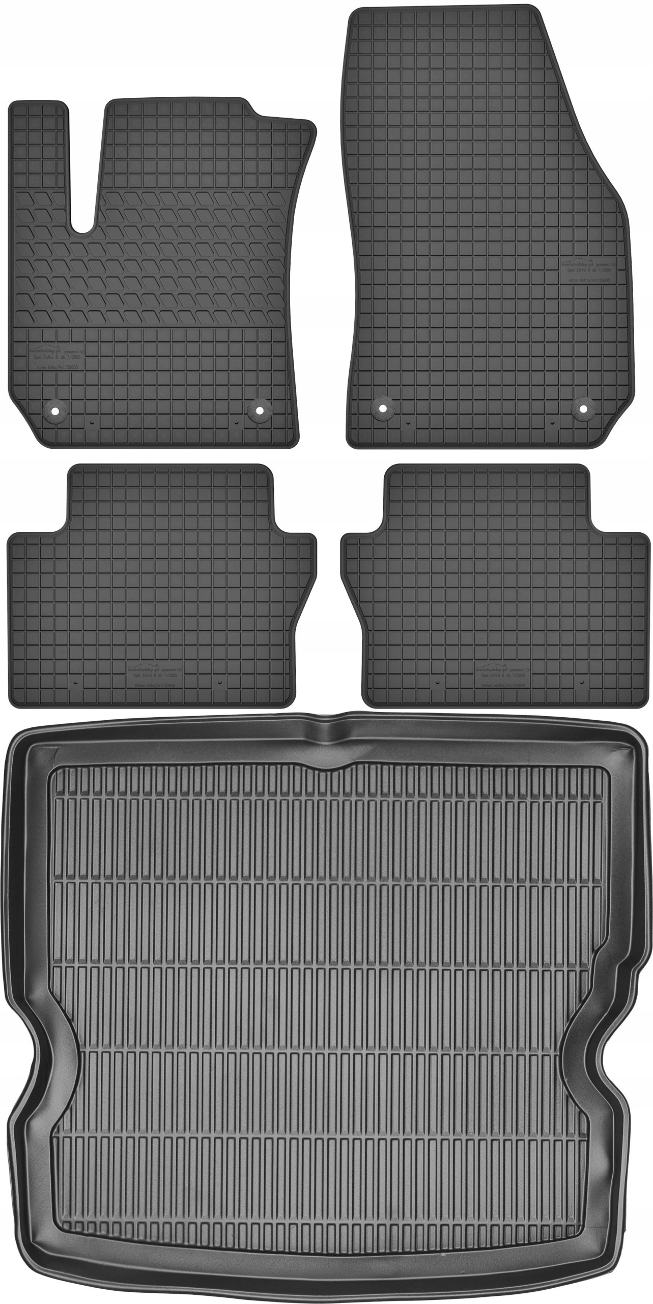 Opel Zafira B Minivan 05-12 Koberec a batožinový priestor