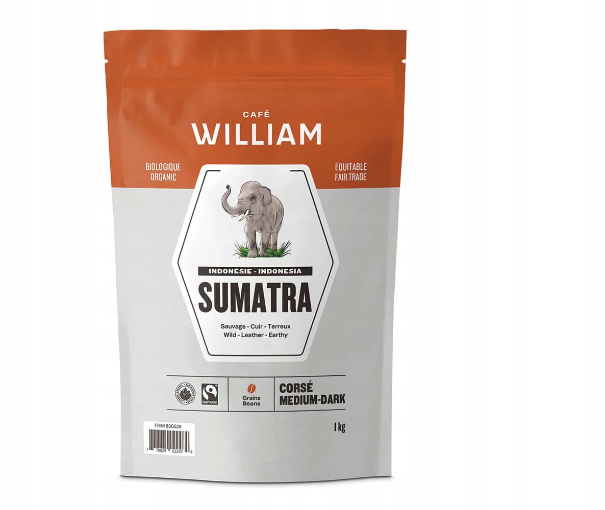 Levně Café William Spartivento Sumatra Zrnková káva