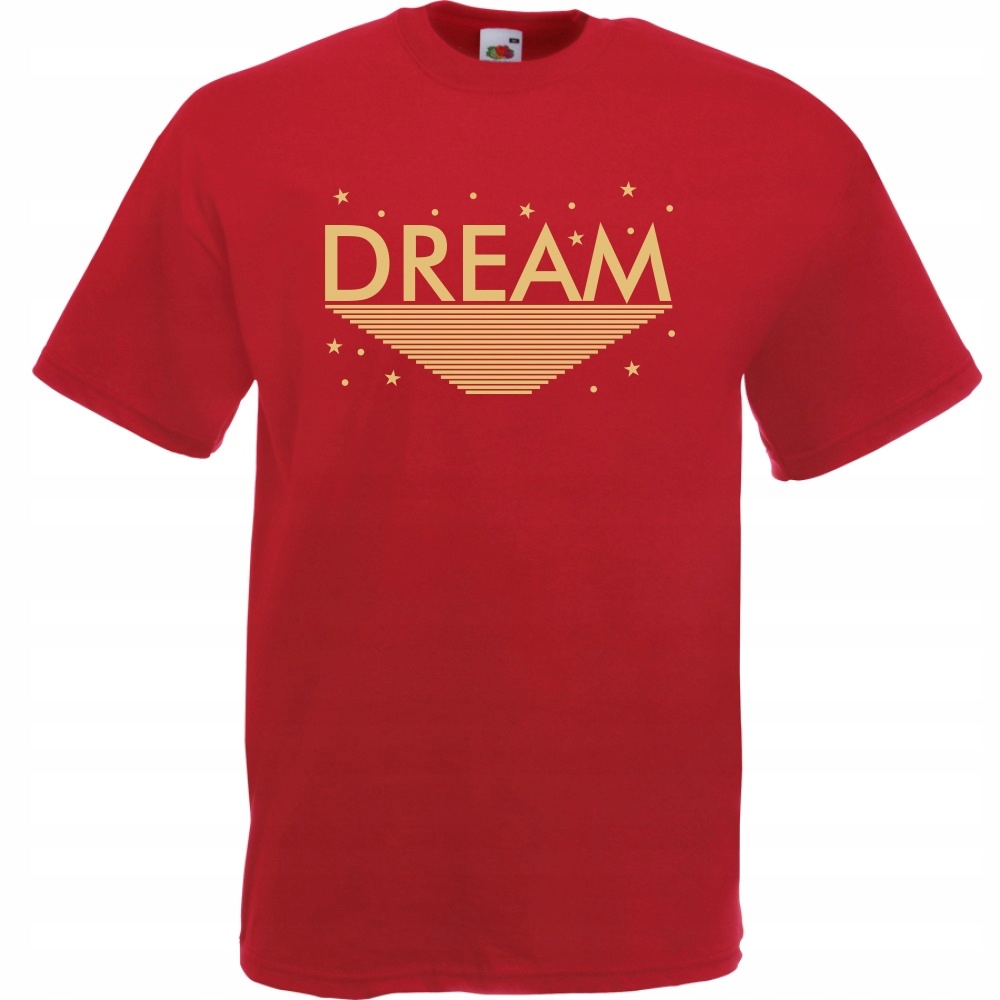

Koszulka dream sny gwiazdy prezent XXL ceglana cze