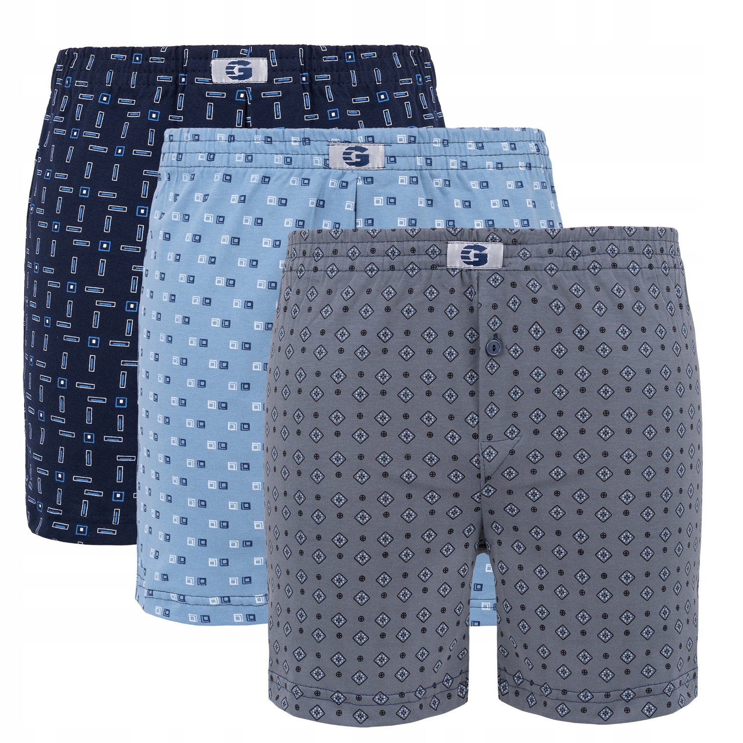 

3x Bokserki Luźne Męskie Produkt Polski Roz. XL