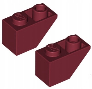 

Lego Skos 1x2 Ciemny Czerwony (3665/4590811) x2