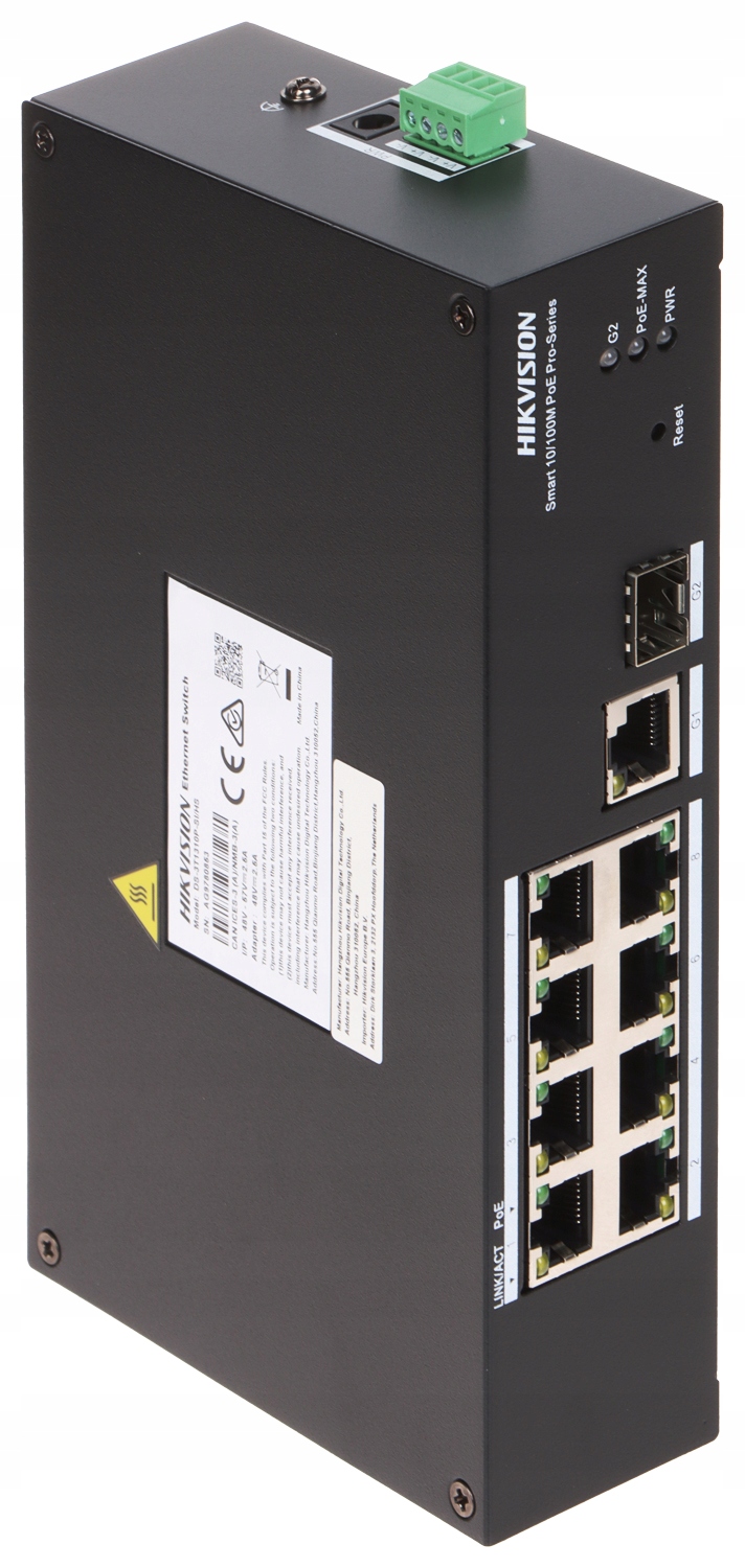 Switch Poe DS-3T1310P-SI/HS 8-PORTOVÝ Sfp Hikvision