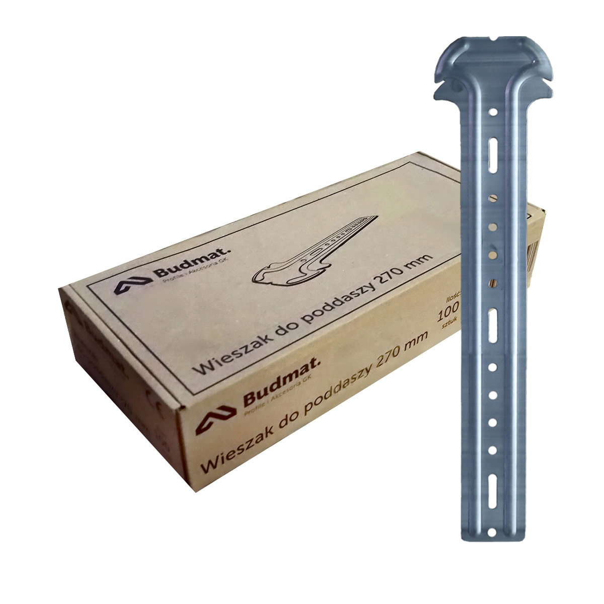 Věšák do podkroví 270 mm kotevní na CD profily 60 100 Ks Budmat