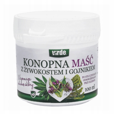 

Maść konopna z żywokostem i gojnikiem, 100ml