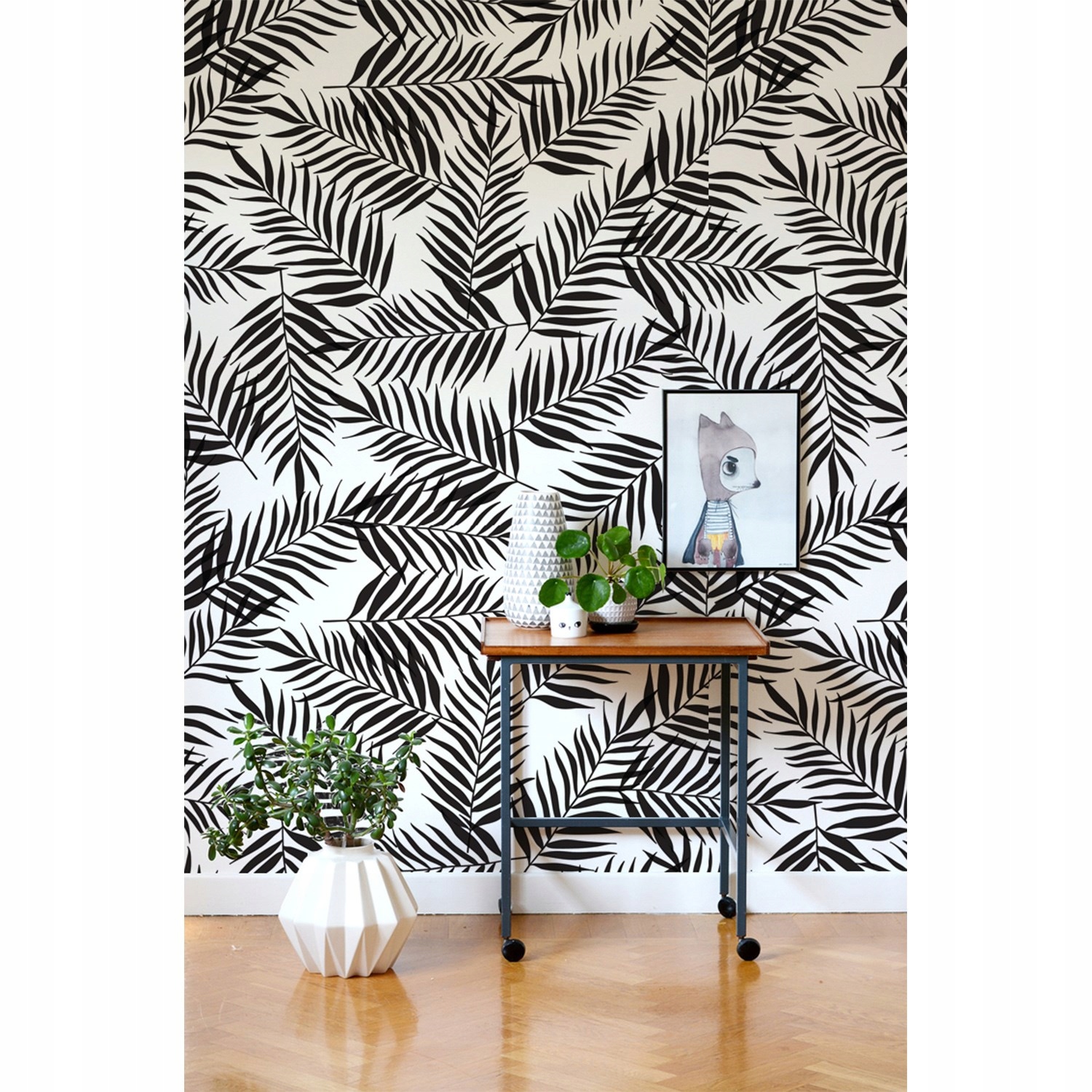 

Fototapeta ścienna Czarny tropikalny palma 416x254