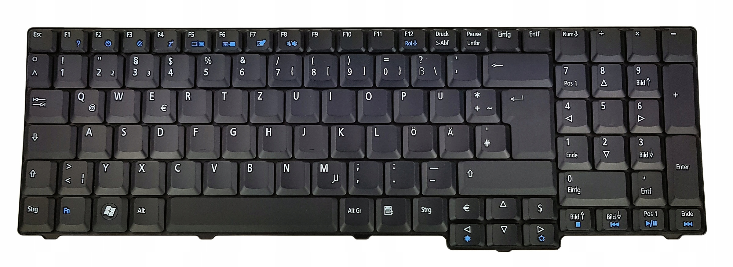 Klawiatura Acer Extensa 5235 5635 7220 7620 Emachines E528 E728 Niemiecka