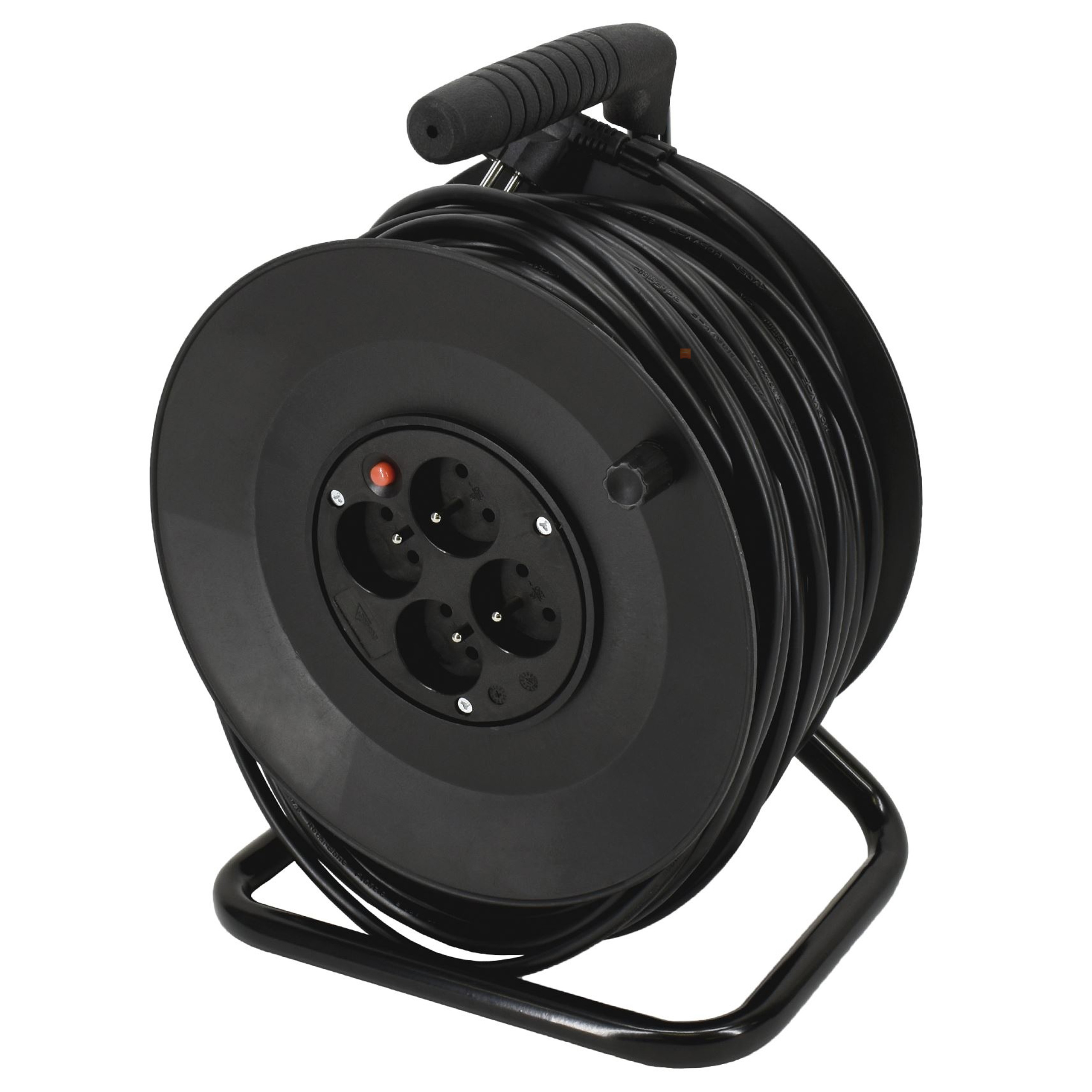 

Przedłużacz bębnowy 4 gniazda 20m Bemko na bębnie