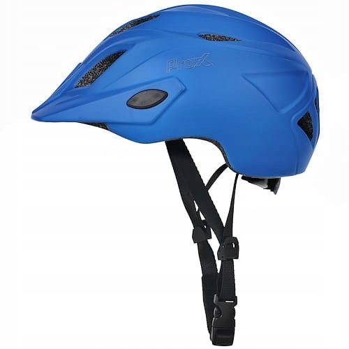 Lekki otwarty kask dla dziecka Prox Flash Led ciemny niebieski M 52-56cm