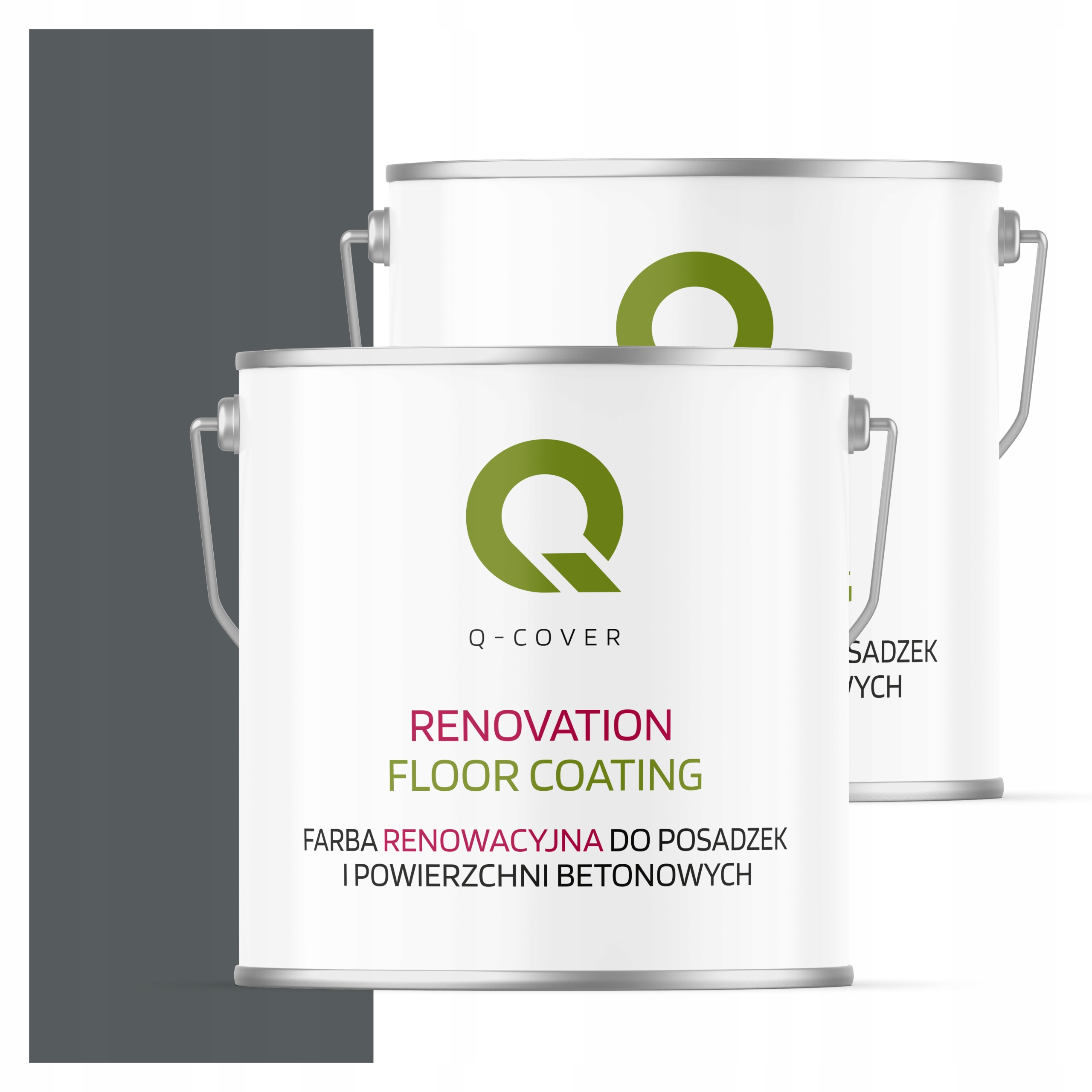 Ochranná farba na podlahy Renovačná šedá bazaltová 7012 Satén 5L