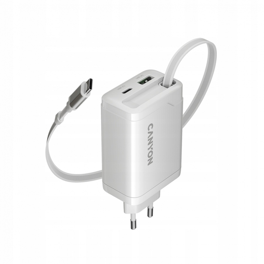 Canyon Nabíječka Adaptér Zdroj Pro Samsung Galaxy S24 S25 Usb C 65W Pd Qc