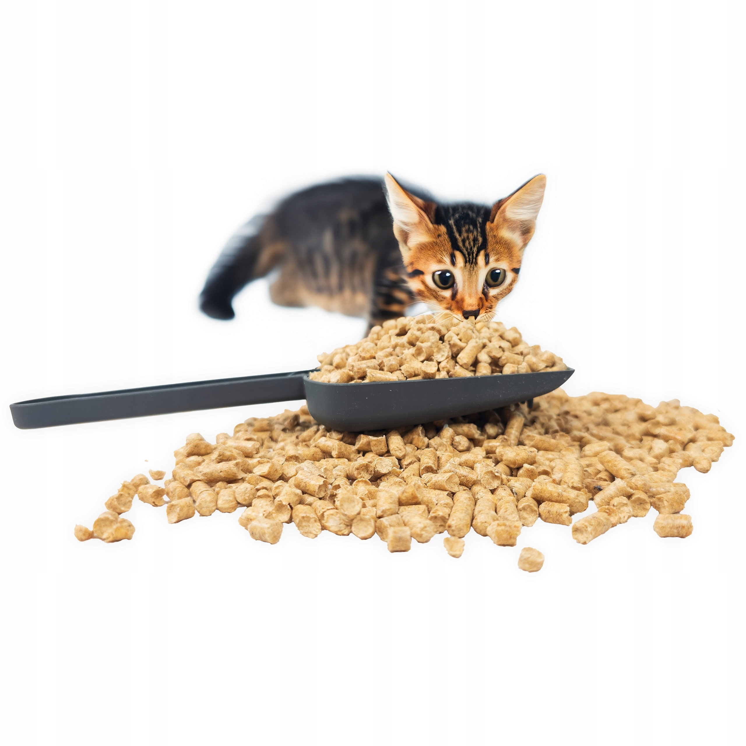 Levně Pellet 75L Stelivo pro kočky králíka prasátka křečka Světlé Odprášené dřevěné