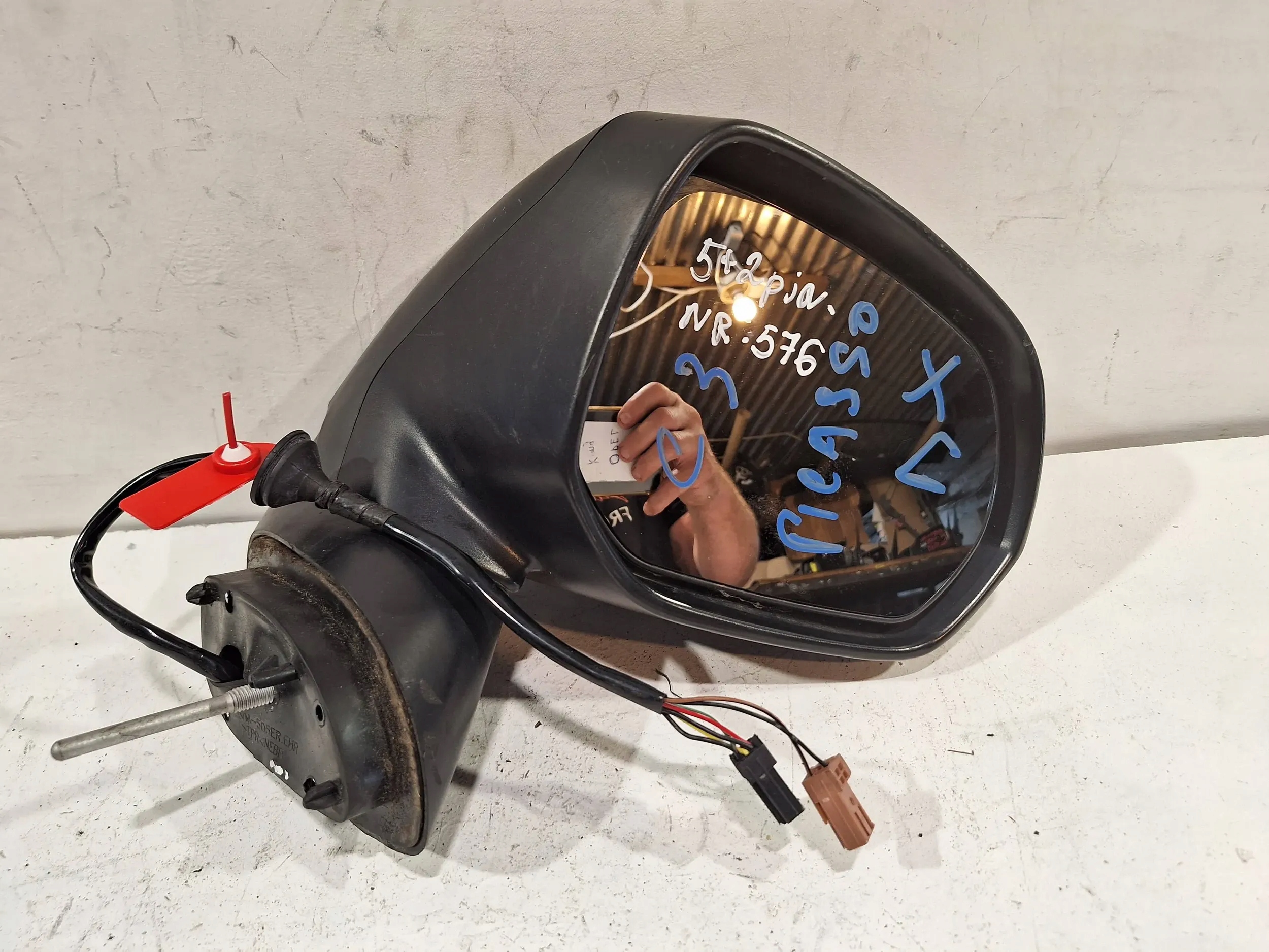 mirror exterior right Citroen C3 Picasso 08- 8 PIN EU