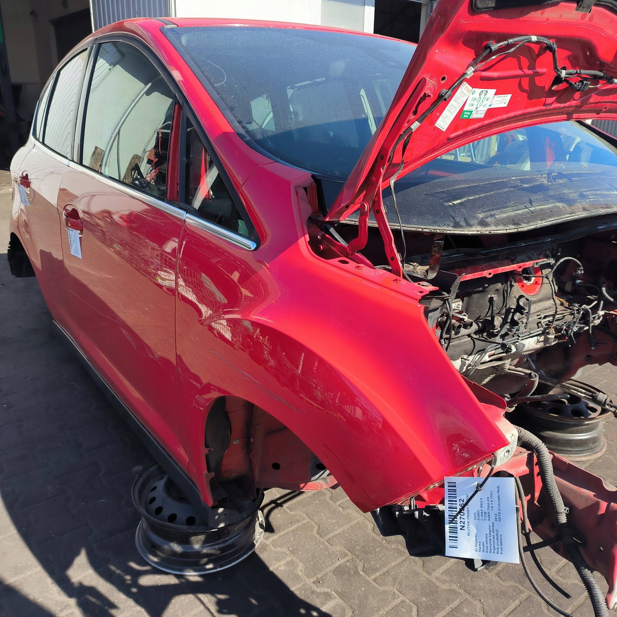 Längsträger rechts vorne NDTA FORD C-MAX MK2 II