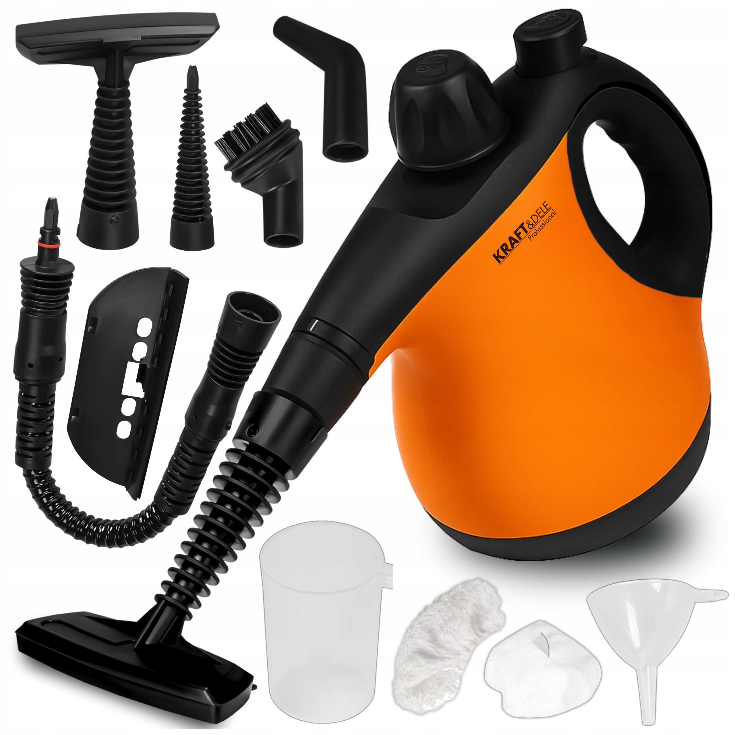 Myjka Parowa Czyścik Do Okien Fug Parownica Ręczna 3,5 Bar 1100W Zestaw