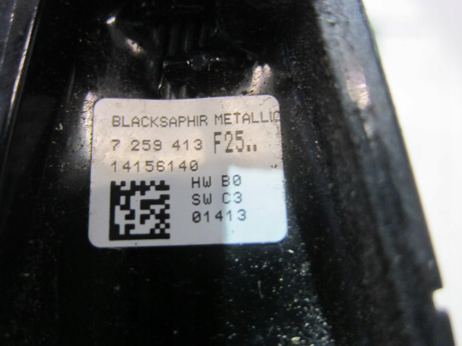 BMW X3 F25 X4 handle left front KEYLESS 475 BLACK