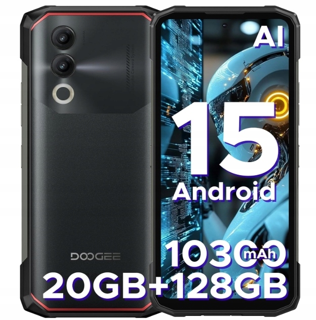 Smartfon Doogee Blade20 4GB 16GB 128GB Lte 6,6" 10300mAh Galaxy Black