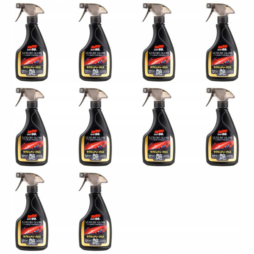 Soft99 Luxury Gloss Quick Detailer 500 ml tekutý vosk sada 10 kusov