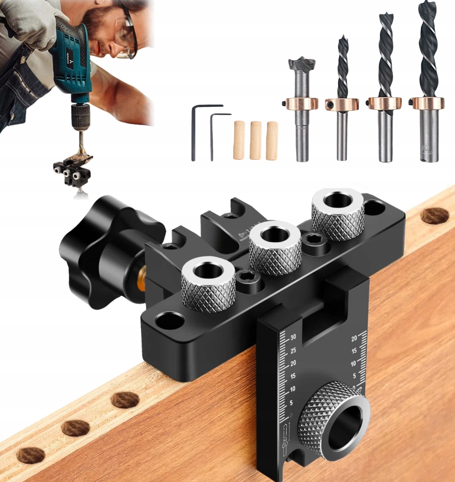 Šablona pro excentry Vzorník pro skryté neviditelné spoje