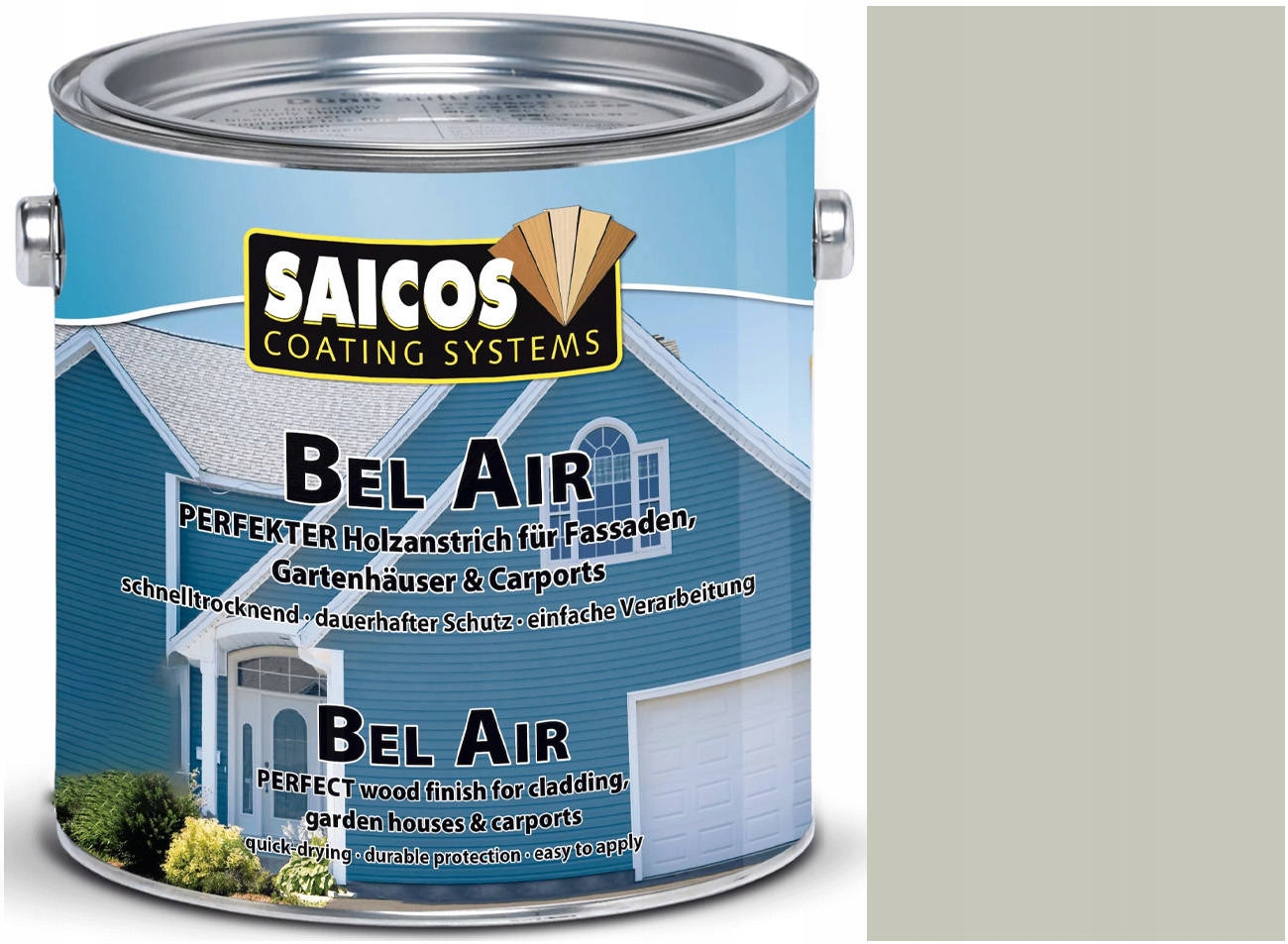 Saicos farba na fasádu Sivá Agat 7271 2,5L