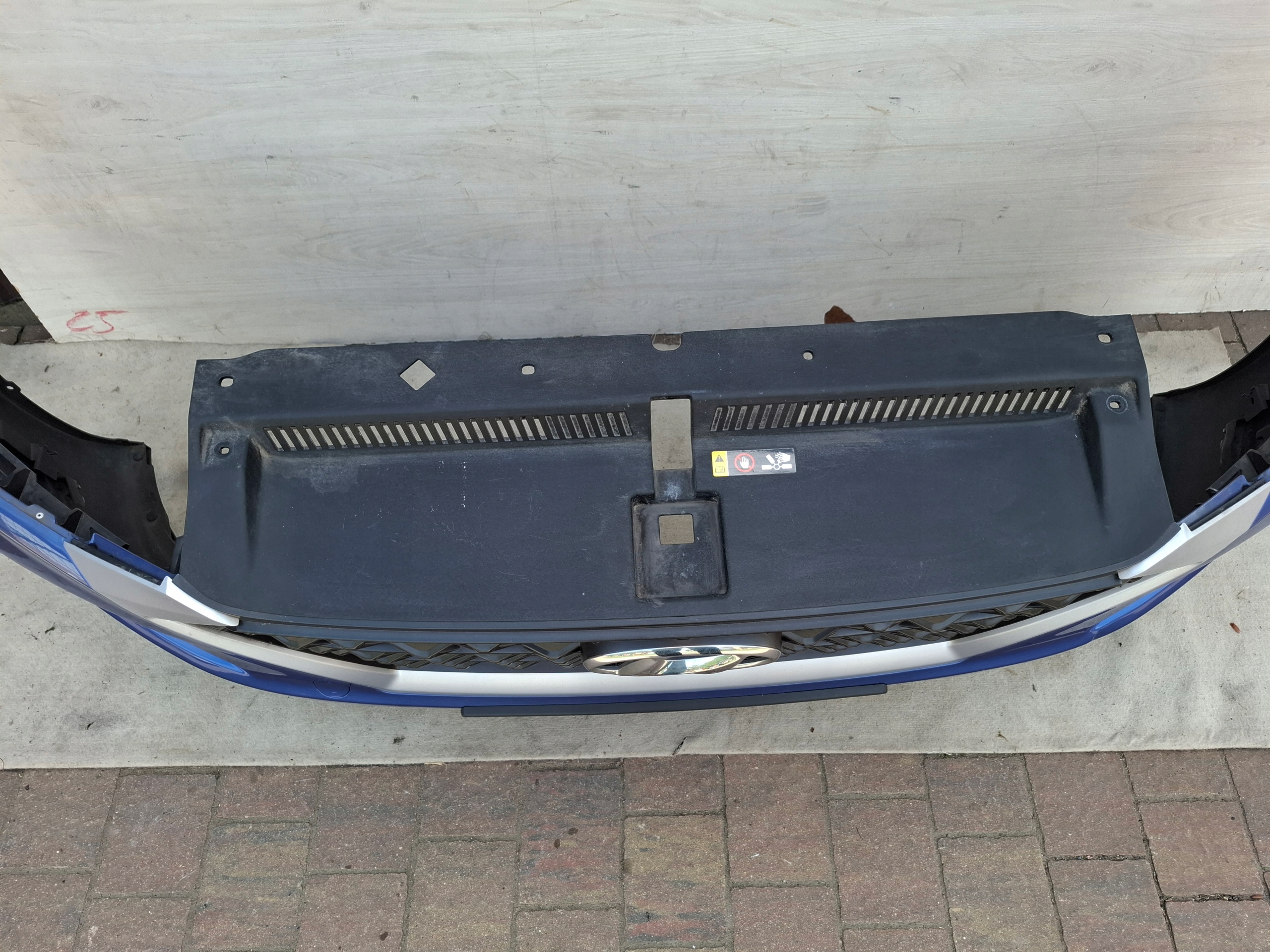 Hyundai Tucson III 3 LIFT 18r bumper front front blue U2U