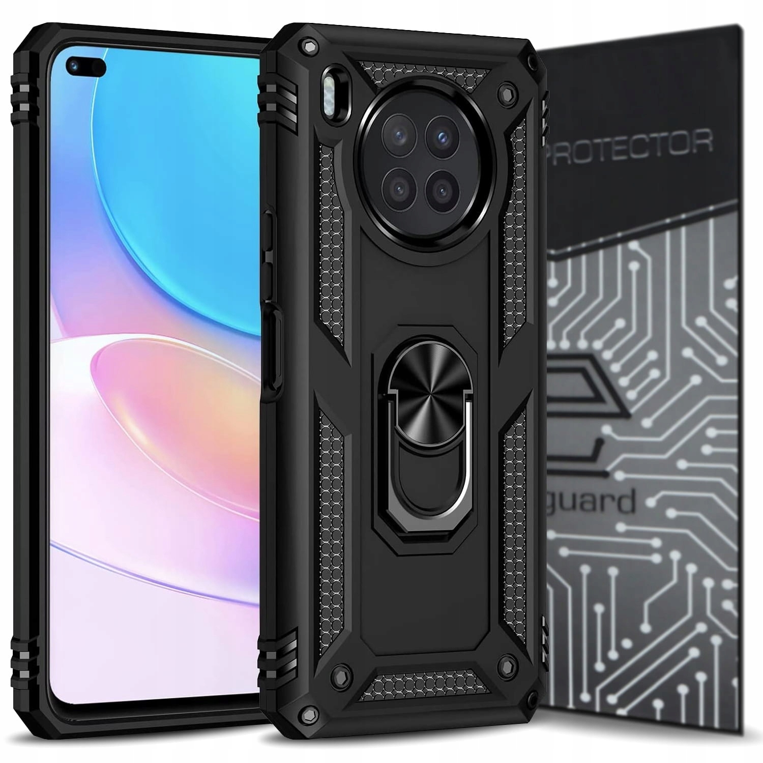 

Case Obudowa Etui Pancerne+szkło do Huawei Nova 8i