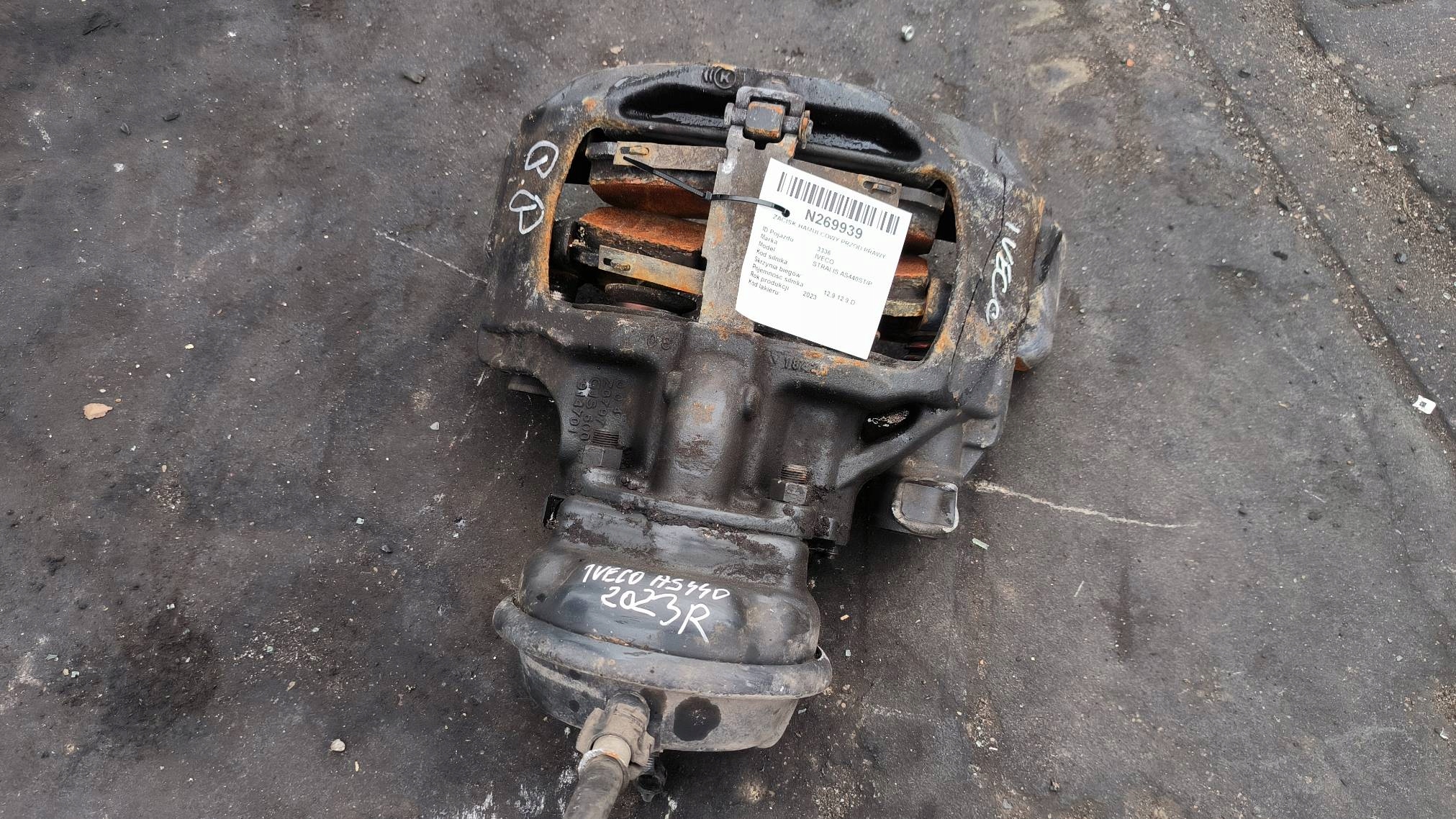 caliper brake front right IVECO STRALIS AS440ST/P