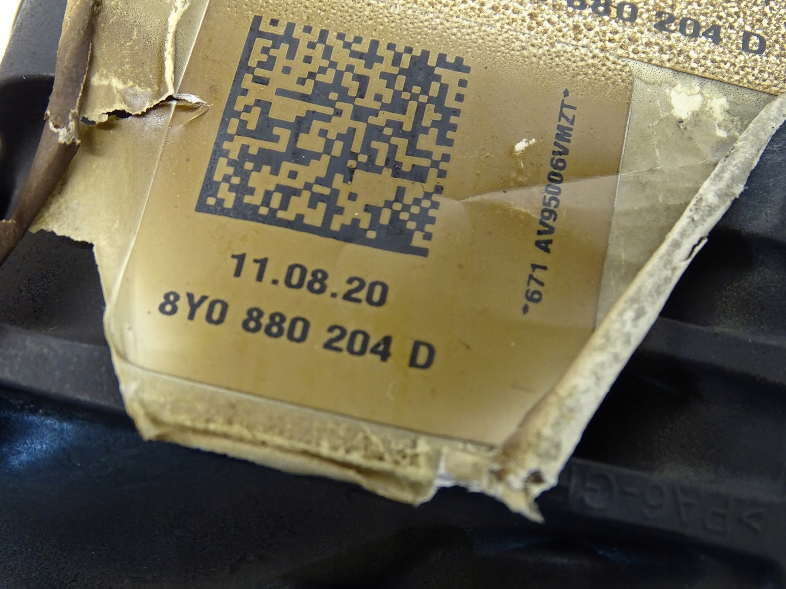 passenger airbag airbag AUDI A3 8Y 8Y0880204D