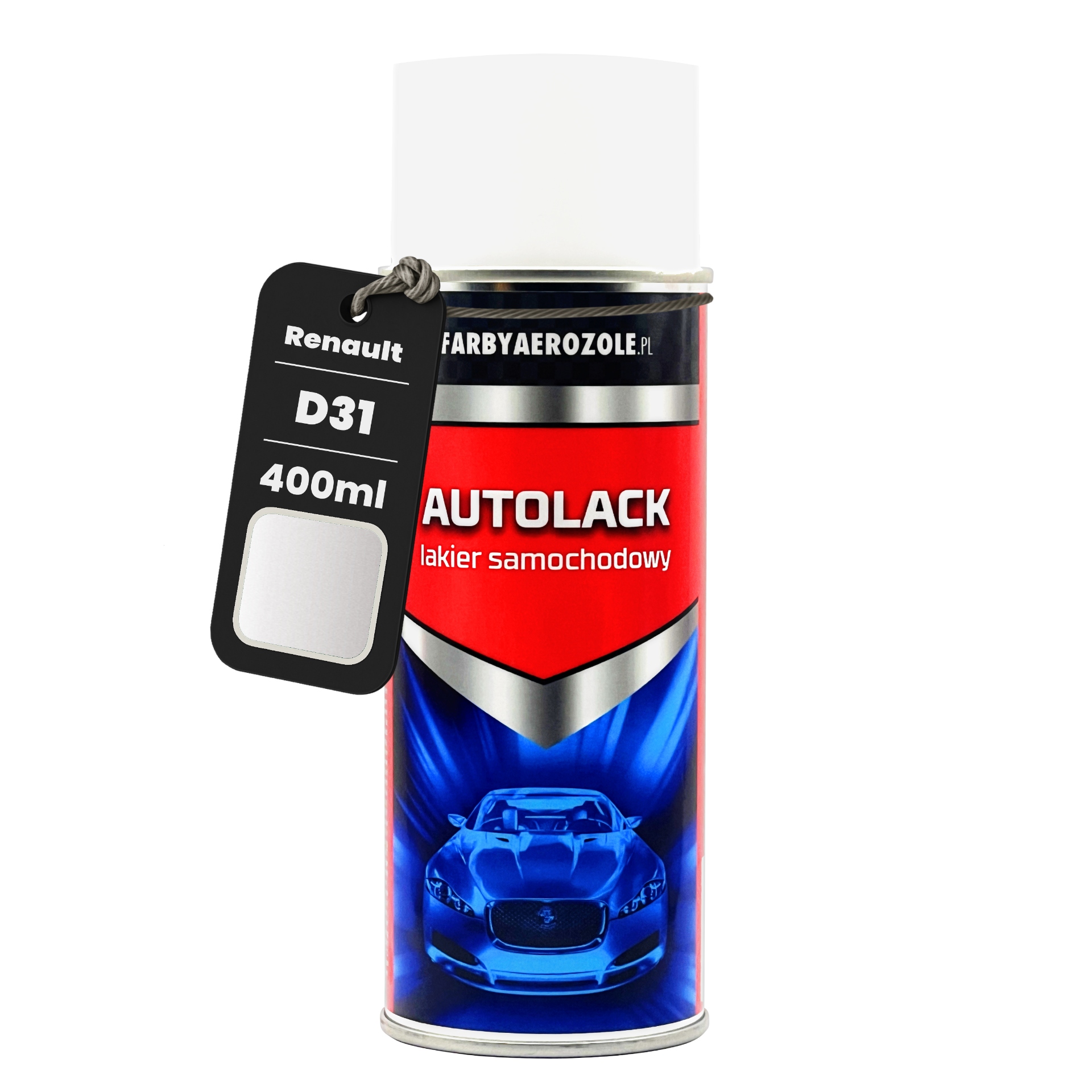 Renault OD31 (D31) Biały Dostawczy Bus 400ml Lakier Akrylowy w Sprayu Blanc