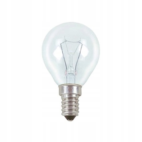 

Żarówka Tradycyjna P45 230V E14 15W Przezroczysta